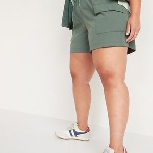 Women's Green Casual Shorts